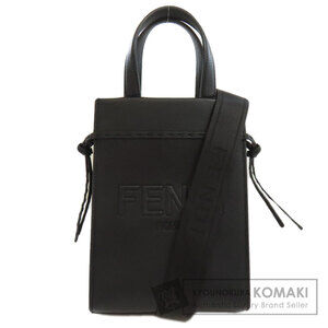 Fendi Go To Shopper Handbag Calfskin Leather